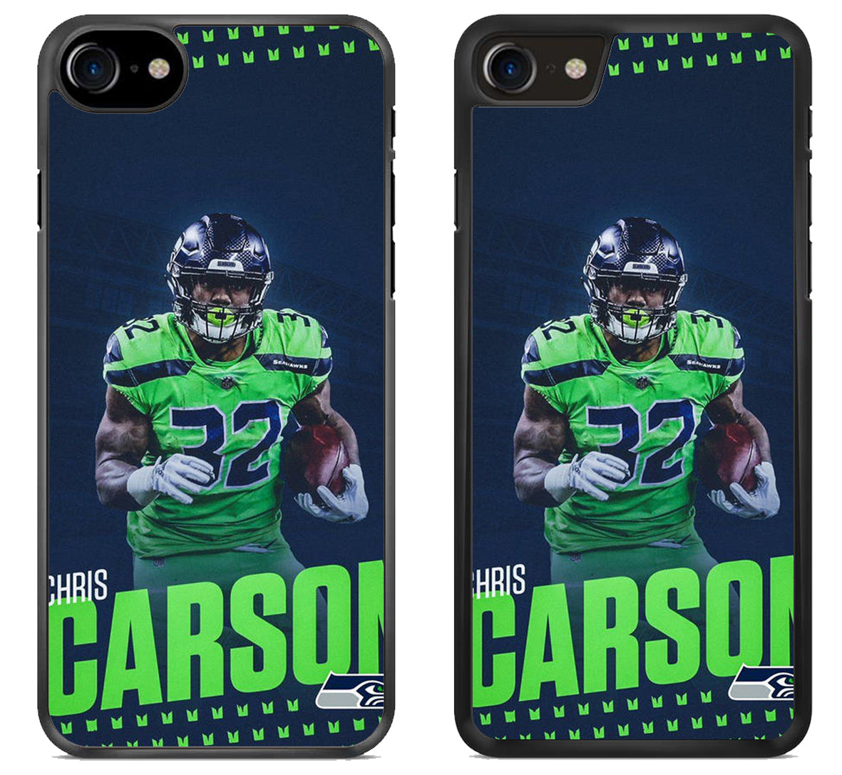 Chris Carson Seattle Seahawks iPhone SE 2020 | iPhone SE 2022 Case