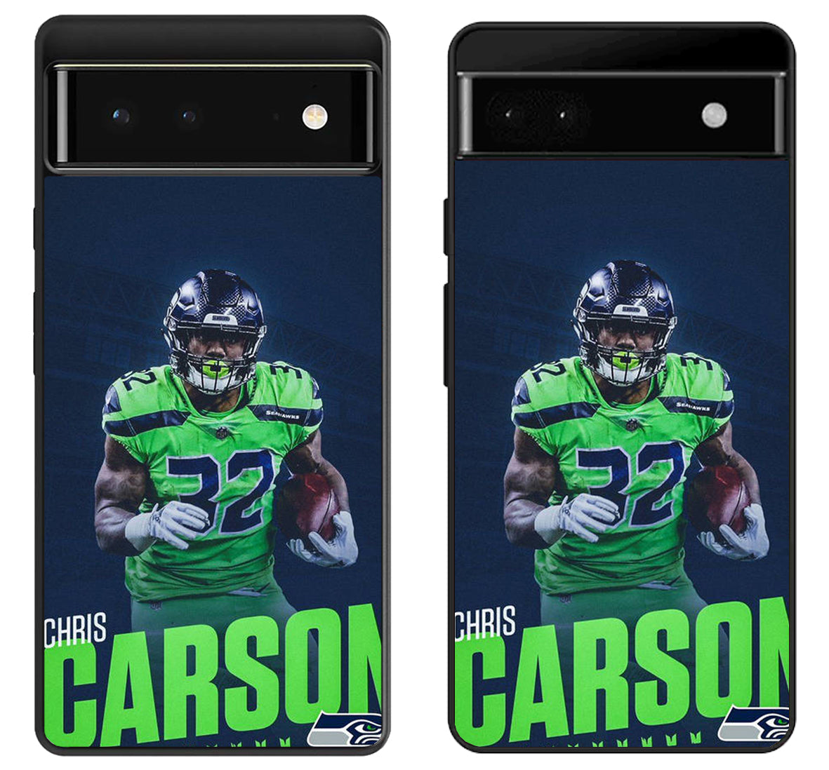 Chris Carson Seattle Seahawks Google Pixel 6 | 6A | 6 Pro Case