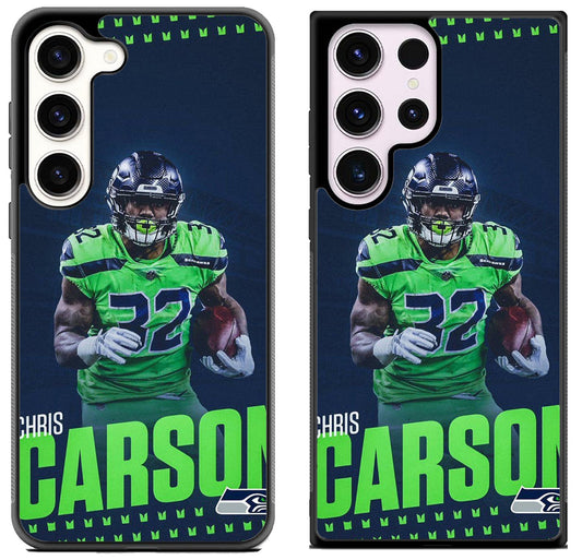 Chris Carson Seattle Seahawks Samsung Galaxy S23 | S23+ | S23 Ultra Case