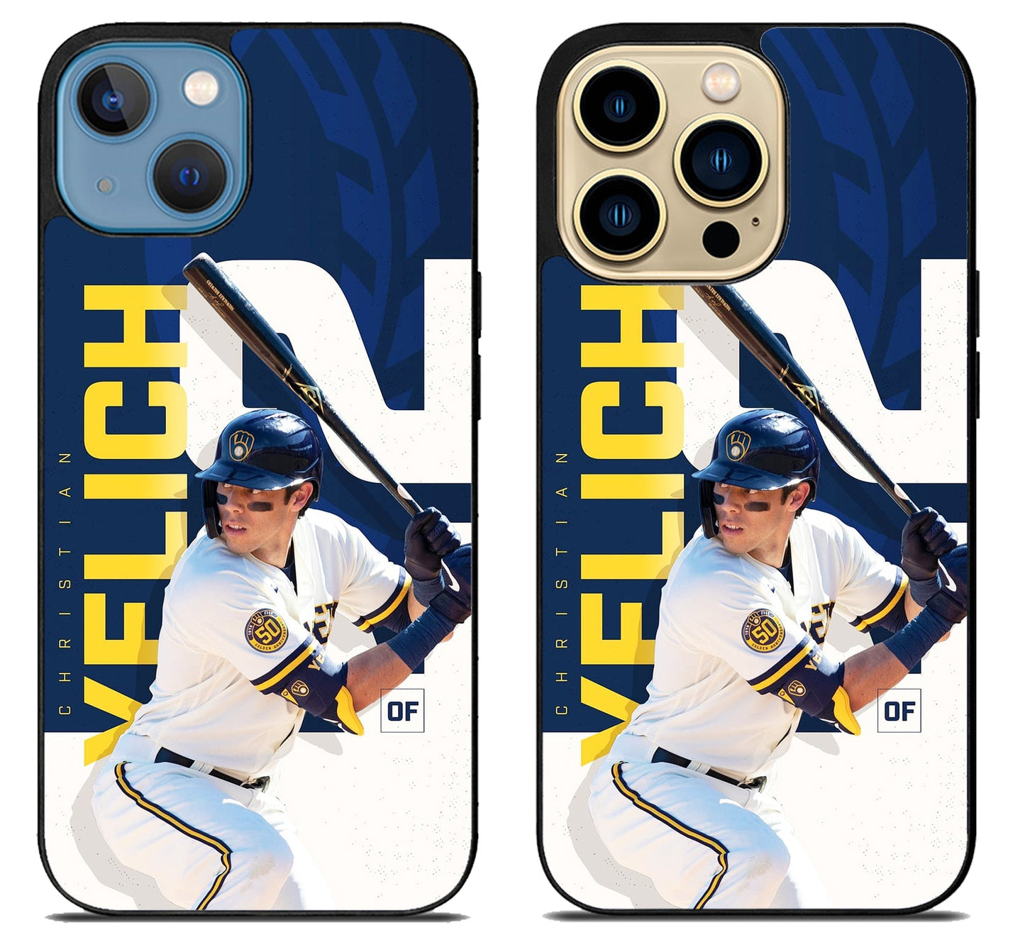 Christian Yelich Brewers iPhone 14 | 14 Plus | 14 Pro | 14 Pro Max Case