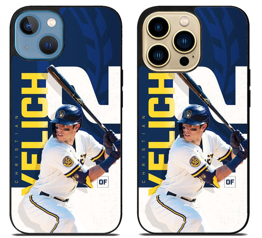 Christian Yelich Brewers iPhone 14 | 14 Plus | 14 Pro | 14 Pro Max Case