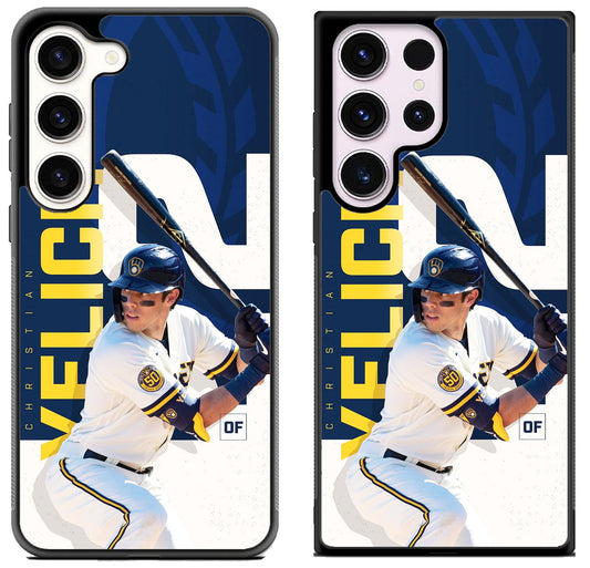 Christian Yelich Baseball Brewers Samsung Galaxy S23 | S23+ | S23 Ultra Case