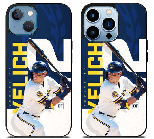 Christian Yelich Baseball Brewers iPhone 13 | 13 Mini | 13 Pro | 13 Pro Max Case