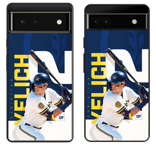 Christian Yelich Baseball Brewers Google Pixel 6 | 6A | 6 Pro Case