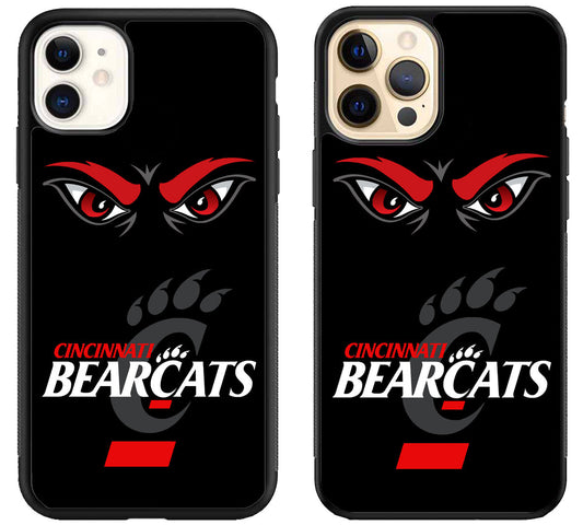 Cincinnati Bearcats Black iPhone 12 | 12 Mini | 12 Pro | 12 Pro Max Case