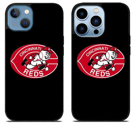Cincinnati Reds Black iPhone 13 | 13 Mini | 13 Pro | 13 Pro Max Case