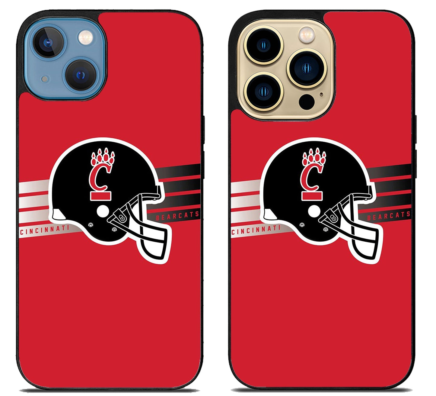Cincinnati bearcats Stripe iPhone 14 | 14 Plus | 14 Pro | 14 Pro Max Case