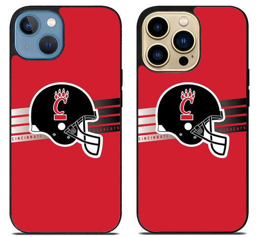 Cincinnati bearcats Stripe iPhone 14 | 14 Plus | 14 Pro | 14 Pro Max Case