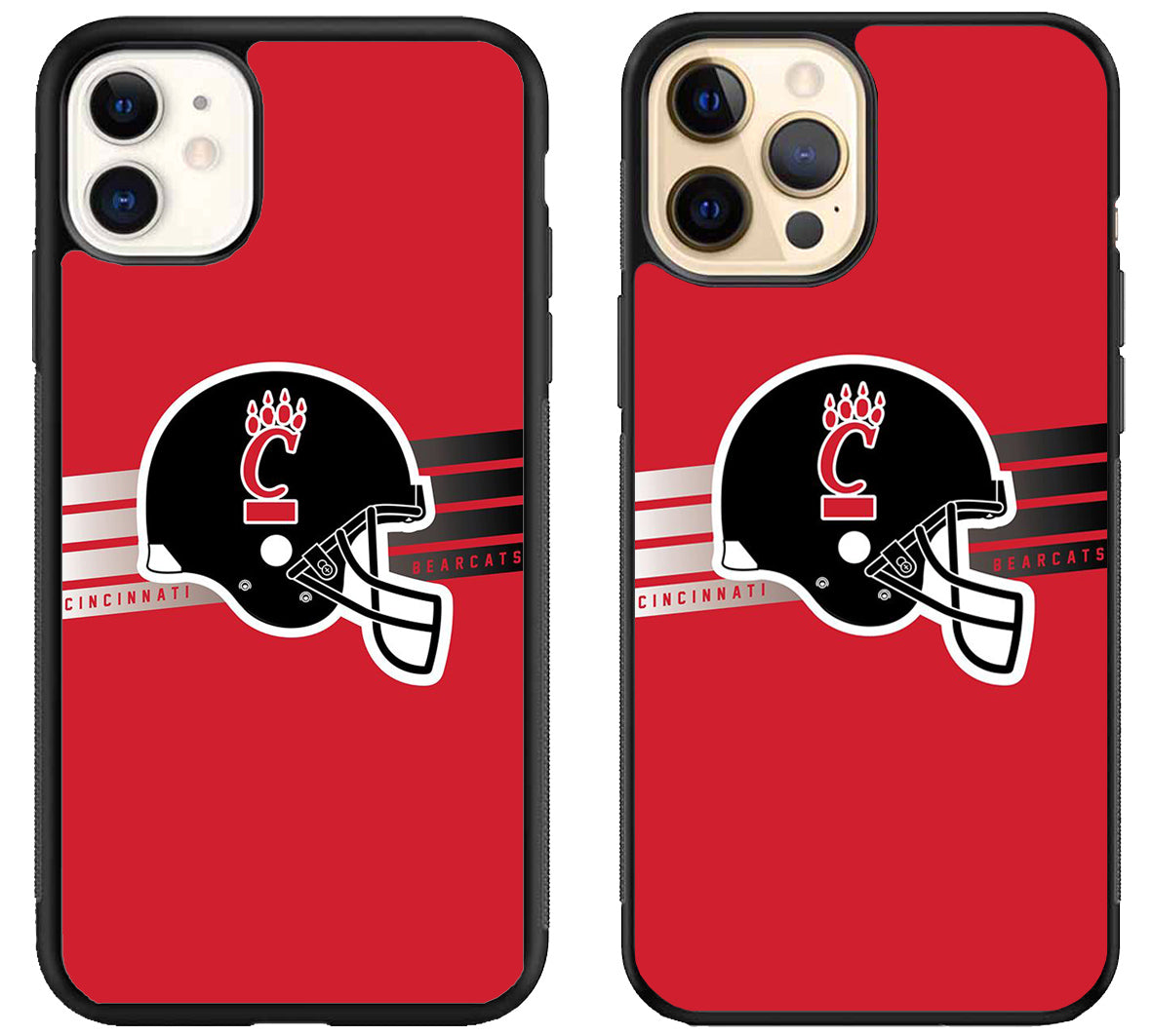 Cincinnati bearcats Stripe iPhone 12 | 12 Mini | 12 Pro | 12 Pro Max Case