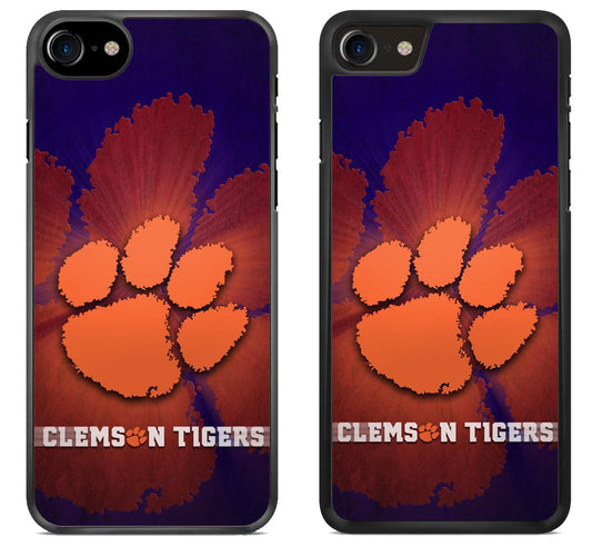 Clemson Tigers Background iPhone SE 2020 | iPhone SE 2022 Case