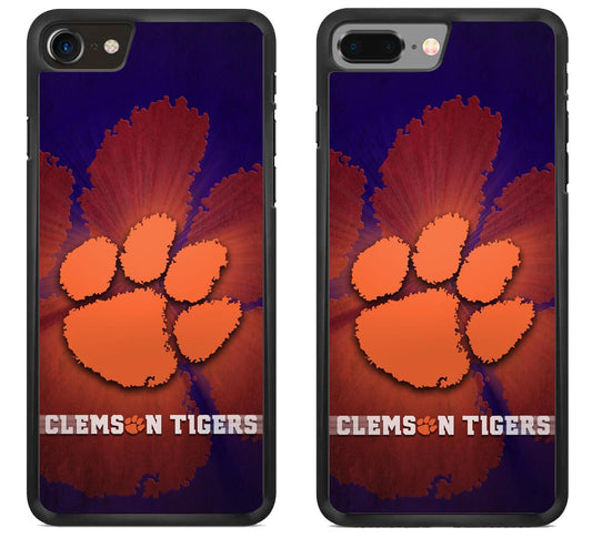 Clemson Tigers Background iPhone 8 | iPhone 8 Plus Case