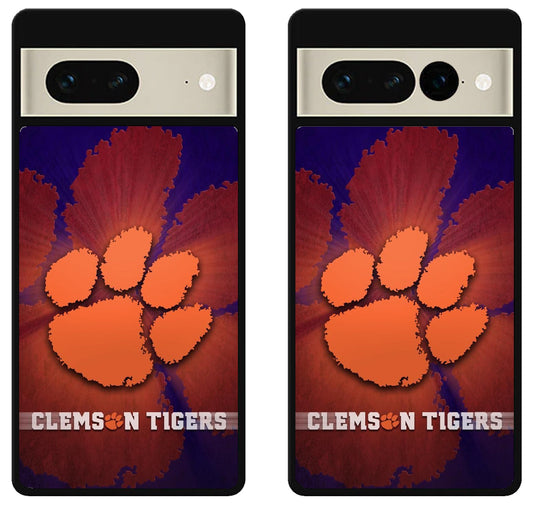 Clemson Tigers Background Google Pixel 7 | 7 Pro Case