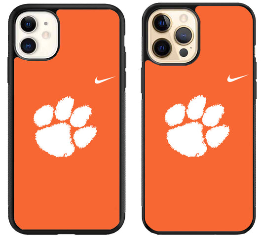 Clemson Tigers Logo iPhone 12 | 12 Mini | 12 Pro | 12 Pro Max Case