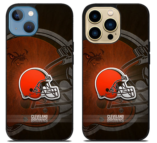Cleveland Browns Background iPhone 14 | 14 Plus | 14 Pro | 14 Pro Max Case
