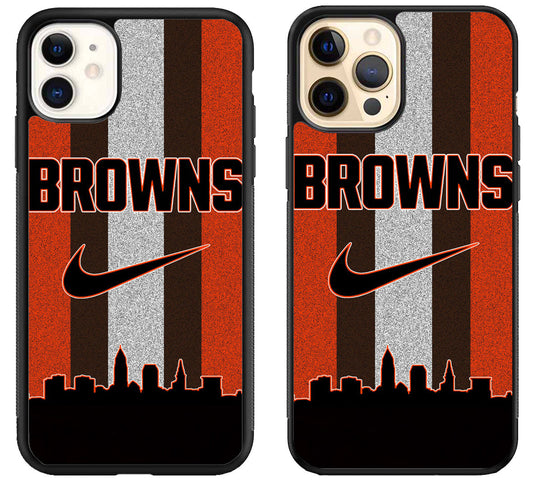 Cleveland Browns Background iPhone 12 | 12 Mini | 12 Pro | 12 Pro Max Case