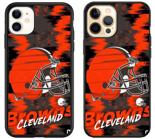 Cleveland Browns Colorfull iPhone 12 | 12 Mini | 12 Pro | 12 Pro Max Case