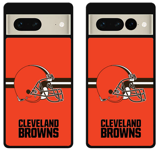 Cleveland Browns Logo Wallpaper Google Pixel 7 | 7 Pro Case