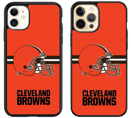 Cleveland Browns Logo Wallpaper iPhone 12 | 12 Mini | 12 Pro | 12 Pro Max Case