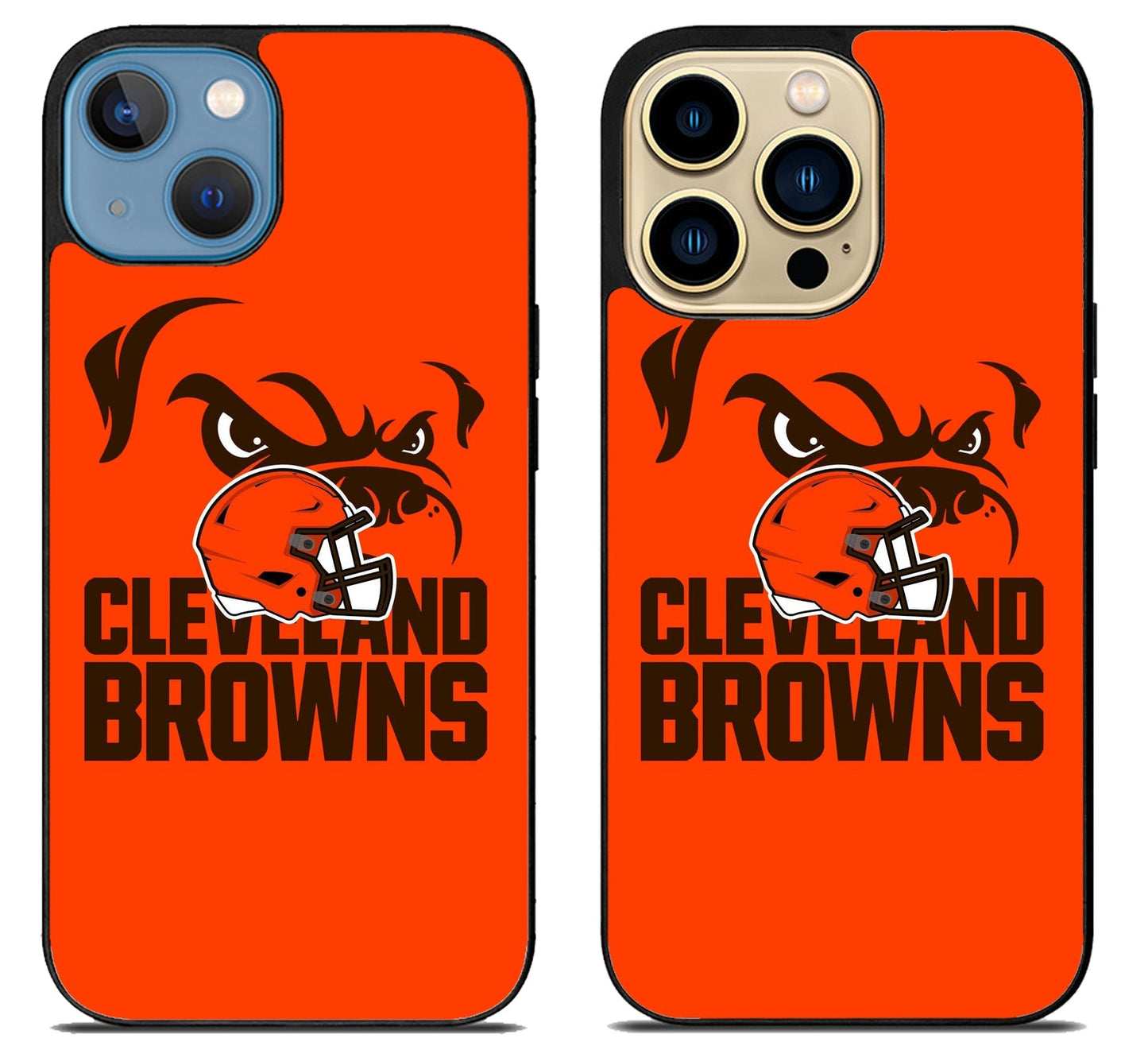 Cleveland Browns Cover Logo iPhone 14 | 14 Plus | 14 Pro | 14 Pro Max Case