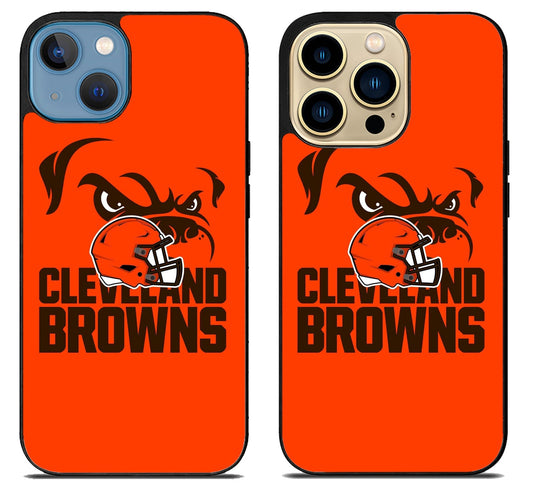 Cleveland Browns Cover Logo iPhone 14 | 14 Plus | 14 Pro | 14 Pro Max Case