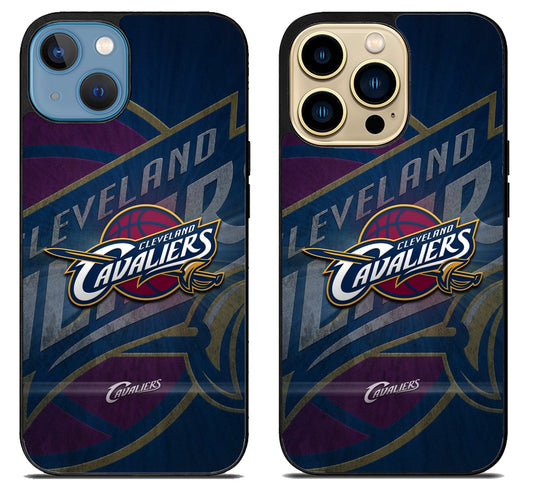 Cleveland Cavaliers Background iPhone 14 | 14 Plus | 14 Pro | 14 Pro Max Case
