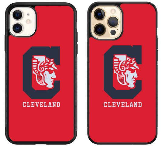 Cleveland Guardians Red Logo iPhone 12 | 12 Mini | 12 Pro | 12 Pro Max Case