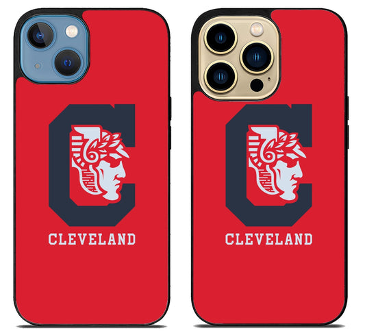 Cleveland Guardians Red Logo iPhone 14 | 14 Plus | 14 Pro | 14 Pro Max Case