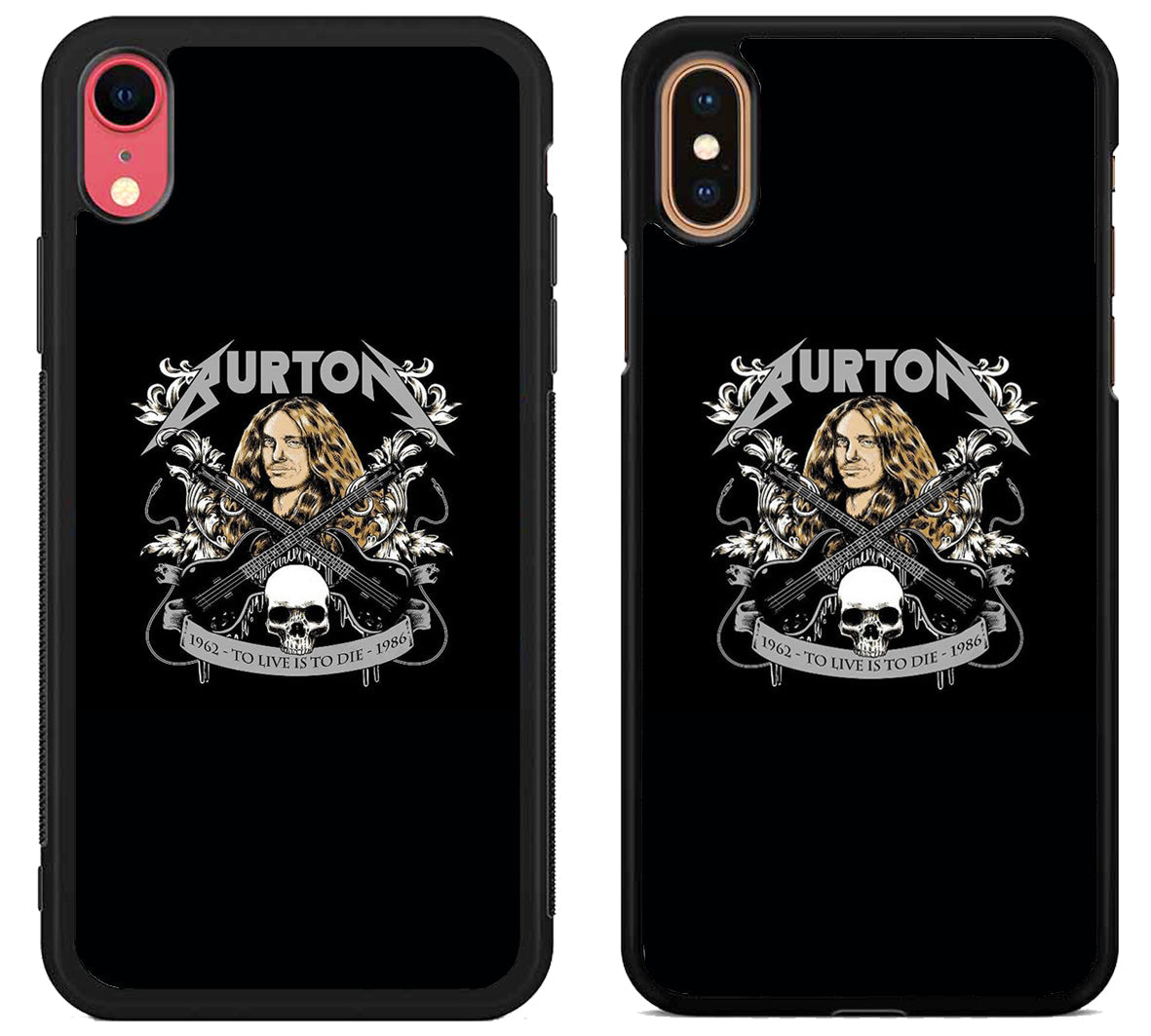 Cliff Burton Metallica Black iPhone X | Xs | Xr | Xs Max Case