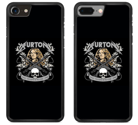 Cliff Burton Metallica Black iPhone 8 | iPhone 8 Plus Case