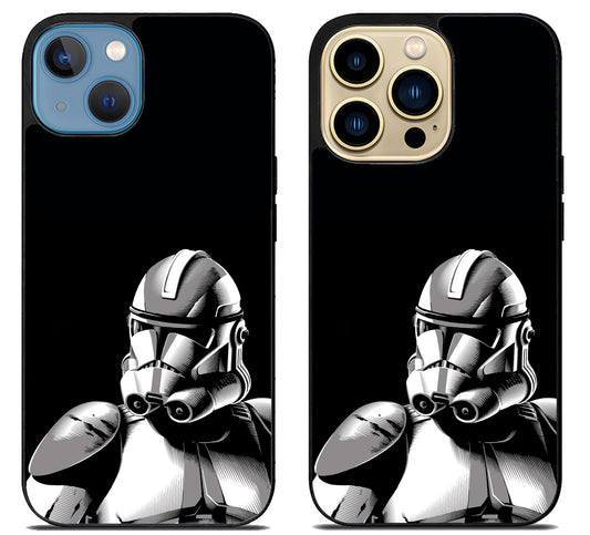 Clone Trooper Star Wars Black iPhone 14 | 14 Plus | 14 Pro | 14 Pro Max Case