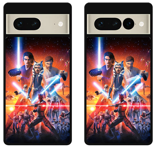 Clone Wars Background Google Pixel 7 | 7 Pro Case