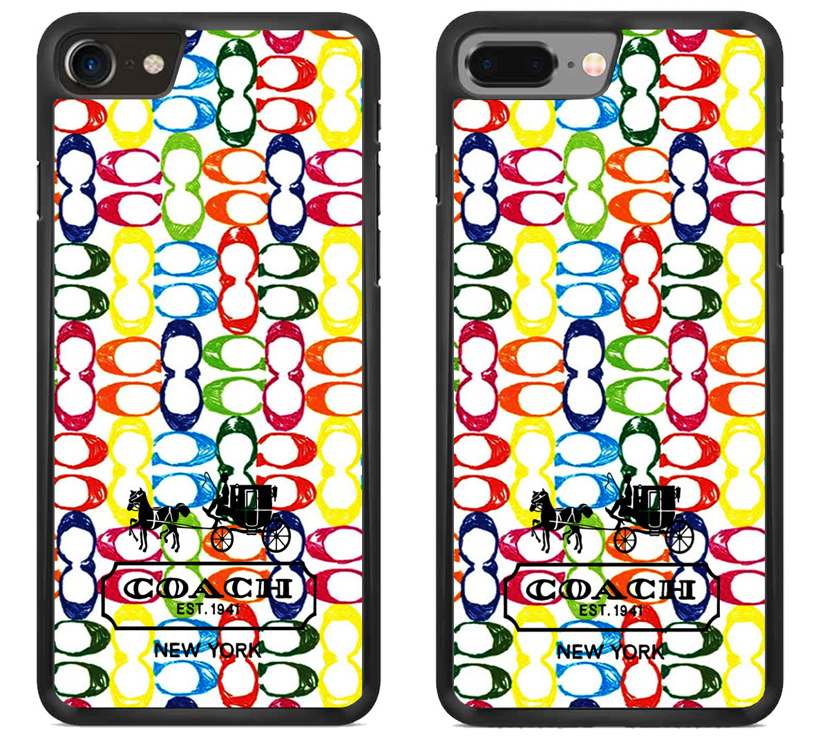Coach Colorfull Logo iPhone 8 | iPhone 8 Plus Case