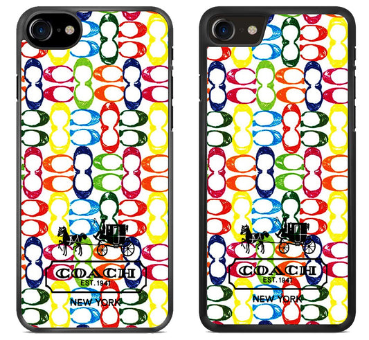 Coach Colorfull Logo iPhone SE 2020 | iPhone SE 2022 Case
