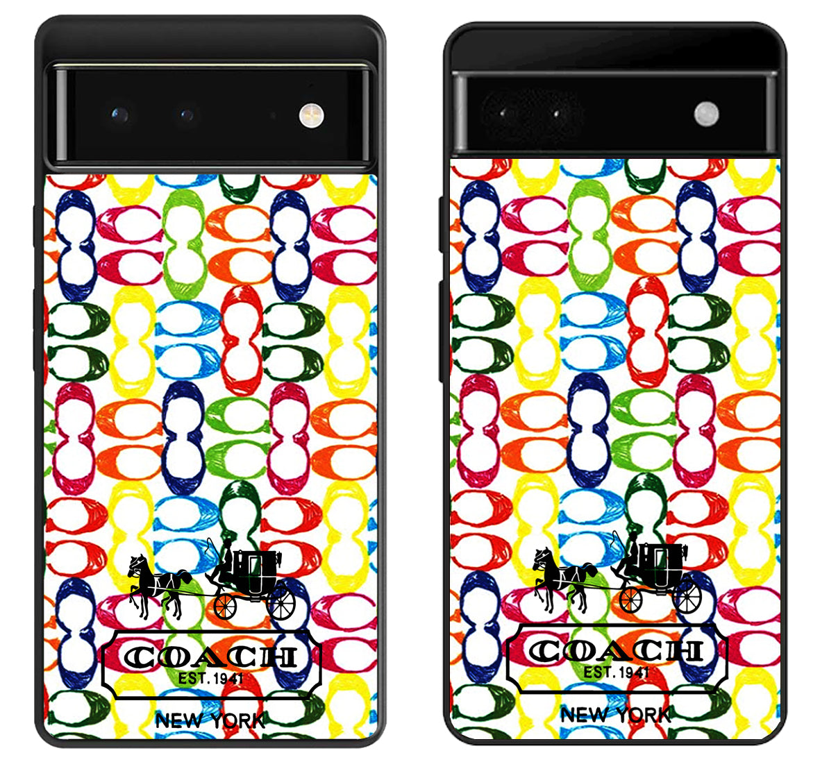 Coach Colorfull Logo Google Pixel 6 | 6A | 6 Pro Case
