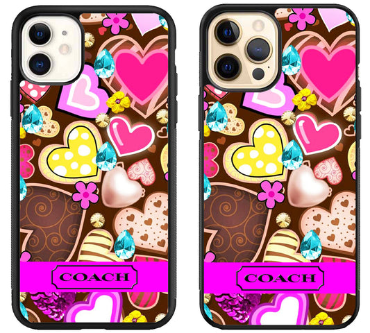 Coach Colorfull Love iPhone 12 | 12 Mini | 12 Pro | 12 Pro Max Case