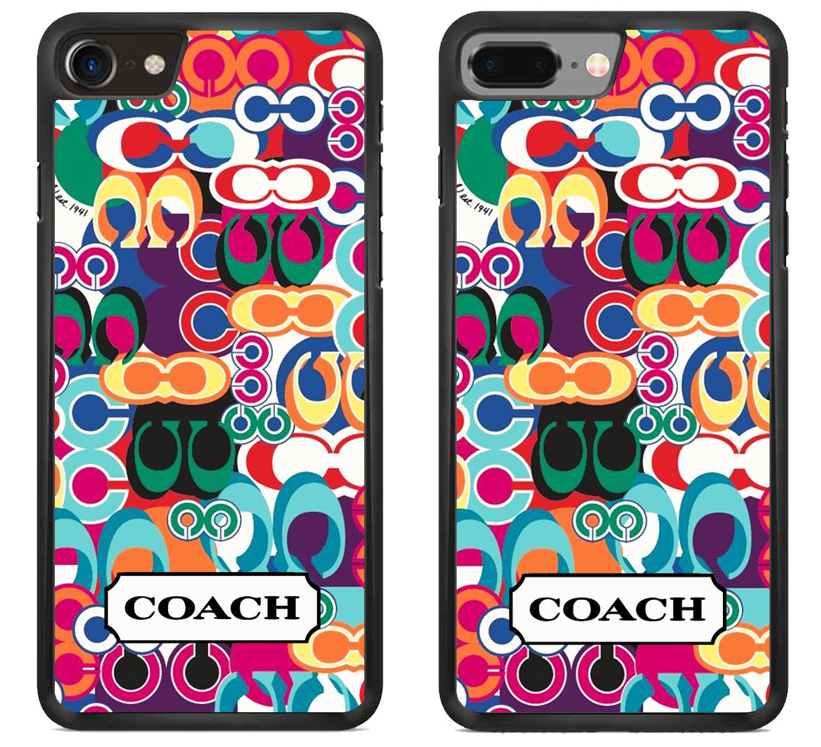 Coach Colorfull Pattern iPhone 8 | iPhone 8 Plus Case