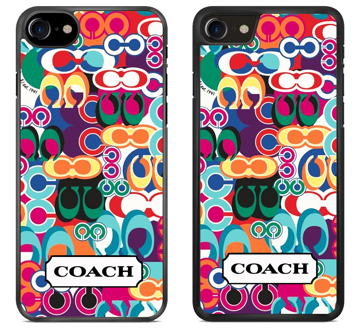 Coach Colorfull Pattern iPhone SE 2020 | iPhone SE 2022 Case