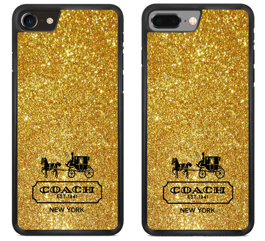 Coach Golden Sparkly iPhone 8 | iPhone 8 Plus Case