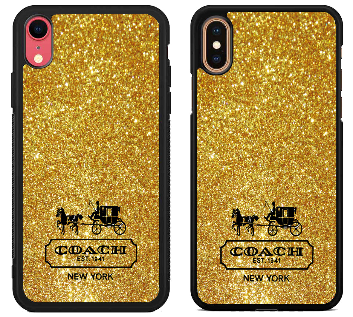 Coach Golden Sparkly iPhone X | XS | XR | XS Max Case