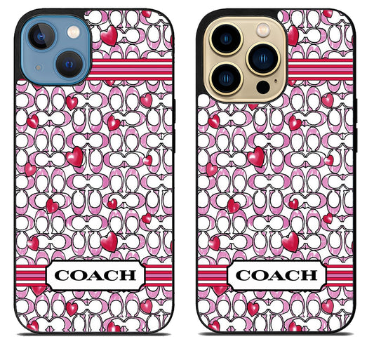 Coach Logo Cover iPhone 14 | 14 Plus | 14 Pro | 14 Pro Max Case