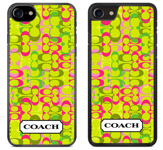 Coach Logo Pattern iPhone SE 2020 | iPhone SE 2022 Case