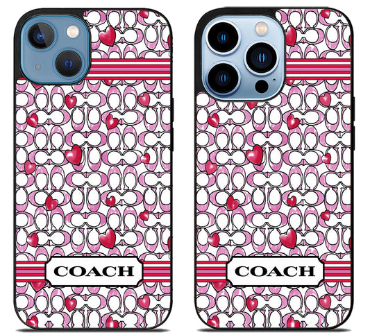 Coach Logo Cover iPhone 13 | 13 Mini | 13 Pro | 13 Pro Max Case
