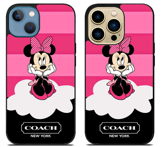 Coach Minnie Mouse Pretty iPhone 14 | 14 Plus | 14 Pro | 14 Pro Max Case