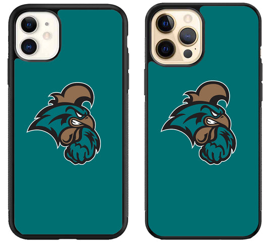 Coastal Carolina Chanticleers Logo iPhone 12 | 12 Mini | 12 Pro | 12 Pro Max Case