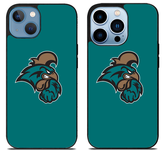 Coastal Carolina Chanticleers Logo iPhone 13 | 13 Mini | 13 Pro | 13 Pro Max Case