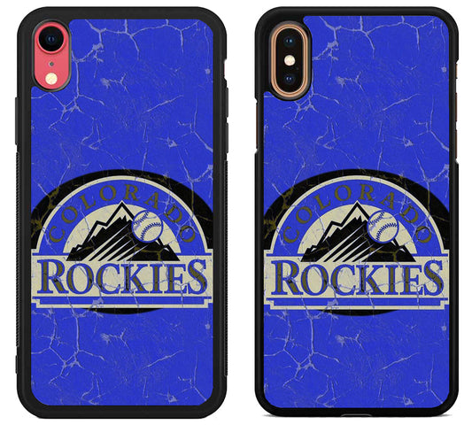 Colorado Rockies Artwork iPhone X | XS | XR | XS Max Case