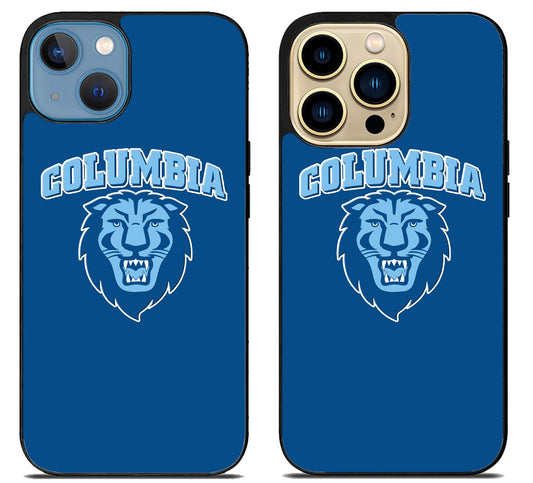 Columbia Lions Logo iPhone 14 | 14 Plus | 14 Pro | 14 Pro Max Case