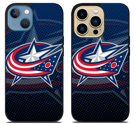 Columbus Blue Jackets Background iPhone 14 | 14 Plus | 14 Pro | 14 Pro Max Case