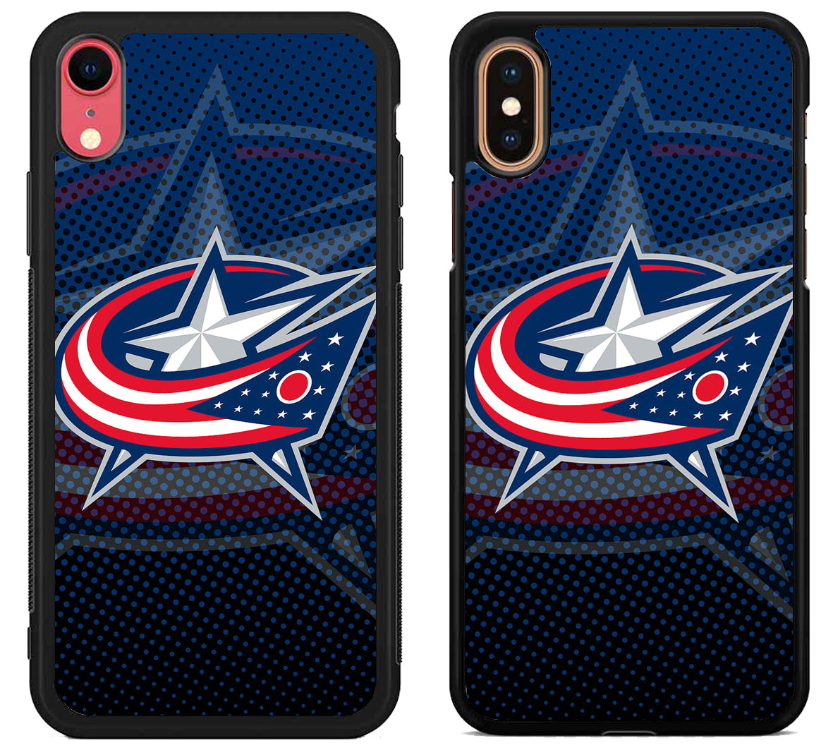 Columbus Blue Jackets Background iPhone X | XS | XR | XS Max Case