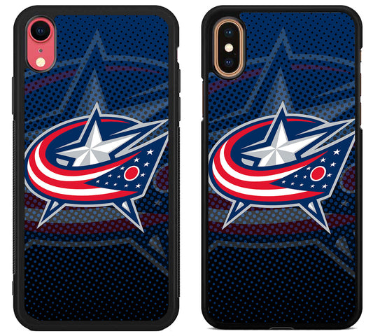 Columbus Blue Jackets Background iPhone X | XS | XR | XS Max Case